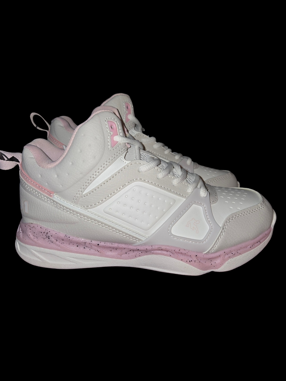 AND1 Assist 6.0 Women's White and Pink Sneakers Size 5 (No Box)